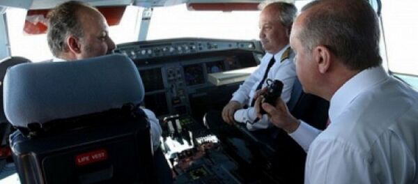 أردوغان في الطائرة أردوغان في الطائرة - سبوتنيك عربي