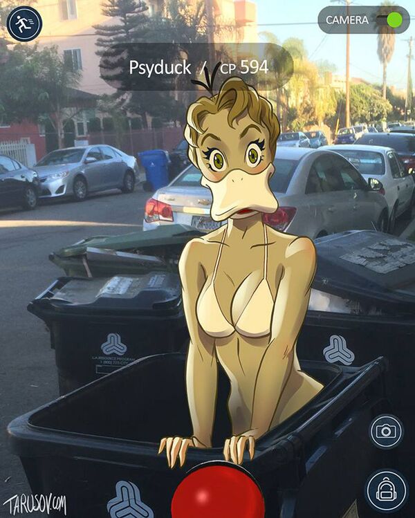 رسم تعبيري للفنان الروسي أندري تاروسوف عن لعبة البوكيمون - سبوتنيك عربي