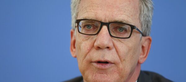 وزير الداخلية الألماني توماس دي مايتسيري - سبوتنيك عربي