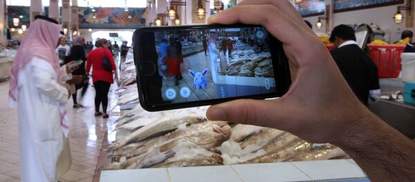 كائنات لعبة بوكيمون-غو (Pokemon Go) في الكويت، 14يوايو/ تموز 2016. - سبوتنيك عربي