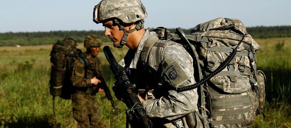 جندي أمريكي خلال تدريب في بولندا - سبوتنيك عربي