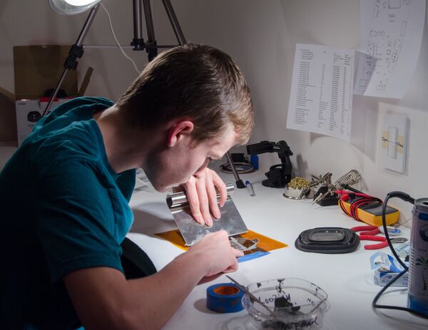 الطالب المهندس الأمريكي اليافع كاي كلويبفير الطالب المهندس الأمريكي اليافع كاي كلويبفير - سبوتنيك عربي