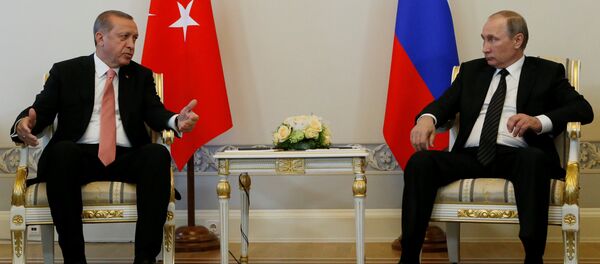 لقاء فلاديمير بوتين ورجب طيب أردوغان في سانت بطرسبرغ - سبوتنيك عربي