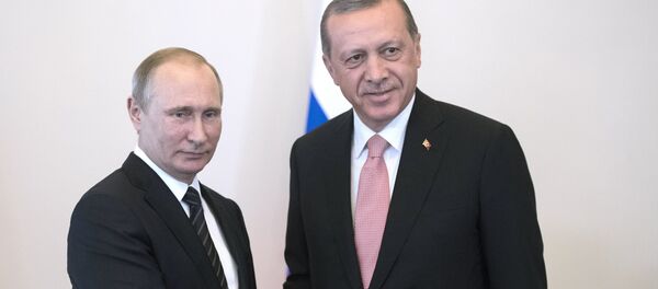 مصافحة بين بوتين وأردوغان - سبوتنيك عربي