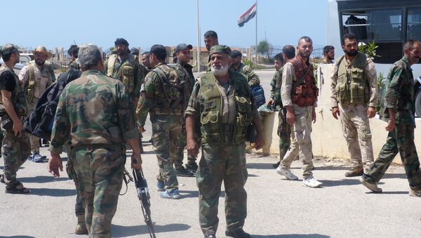 الجيش السوري في جمعية الزهراء - سبوتنيك عربي