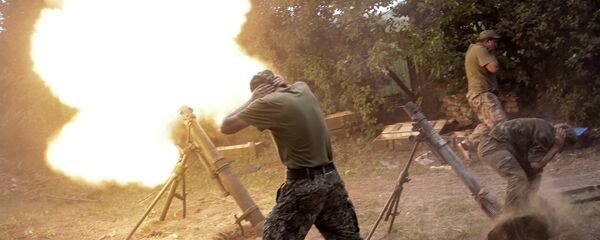 مدافع هاون تابعة للحماية الشعبية في دونباس - سبوتنيك عربي