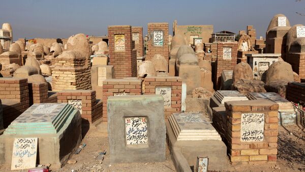 مقبرة وادي السلام بمحافظة النجف العراقية، حيث مرقد الإمام علي بن أبي طالب عليه السلام، أكبر مقبرة في العالم - سبوتنيك عربي