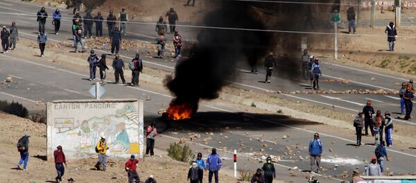 احتجاجات عمال المناجم في بوليفيا  - سبوتنيك عربي