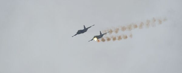 طائرات سو-25 خلال تدريب - سبوتنيك عربي