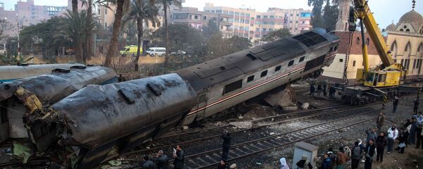 انقلاب قطار في مصر - أرشيفية - سبوتنيك عربي