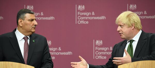 وزير الخارجية البريطاني بوريس جونسون وزير الخارجية البريطاني بوريس جونسون - سبوتنيك عربي