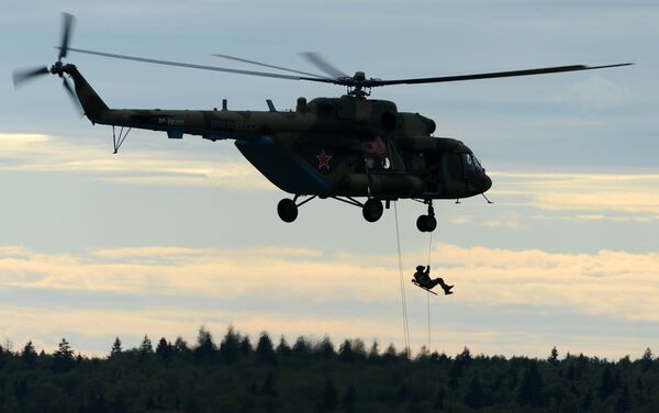 مروحية مي - 8 فى منتدي الجيش-2016 - سبوتنيك عربي