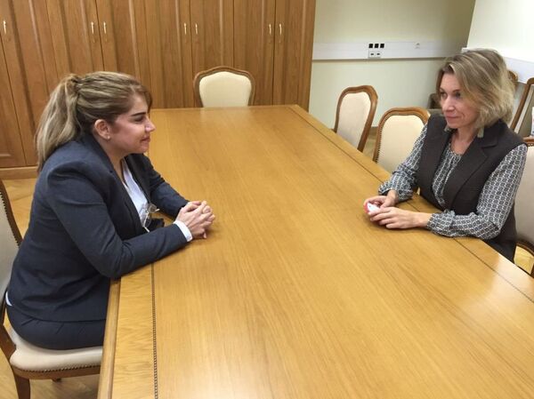 لقاء المعارضة بروان مع ماريا زاخاروفا - سبوتنيك عربي