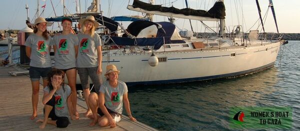 سفينة مساعدات نسائية إلى غزة سفينة مساعدات نسائية إلى غزة - سبوتنيك عربي