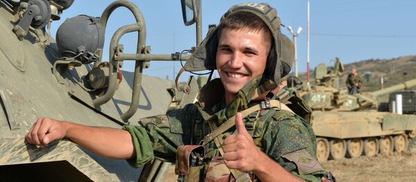 آليات تابعة للجيش الروسي في المنطقة العسكرية الجنوبية - سبوتنيك عربي