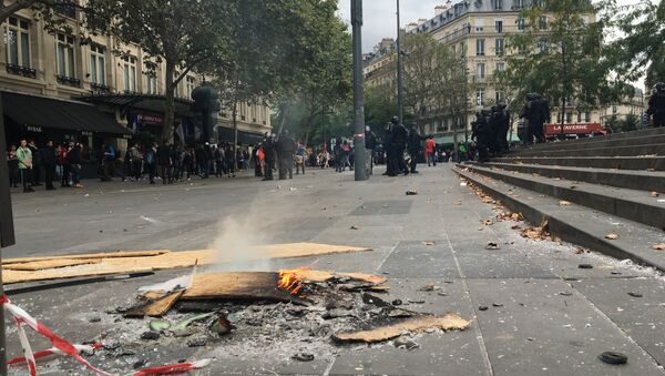 احتجاجات في فرنسا على قانون العمل الجديد - سبوتنيك عربي
