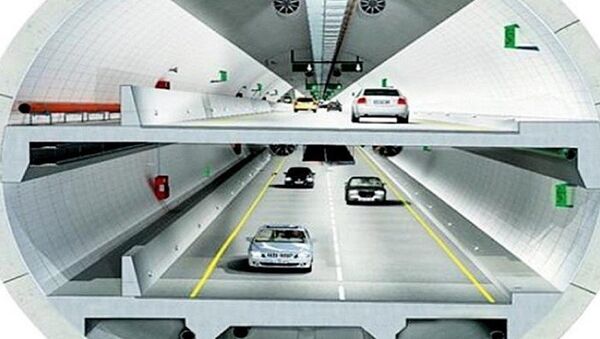 نفق بطابقين فى موسكو - سبوتنيك عربي