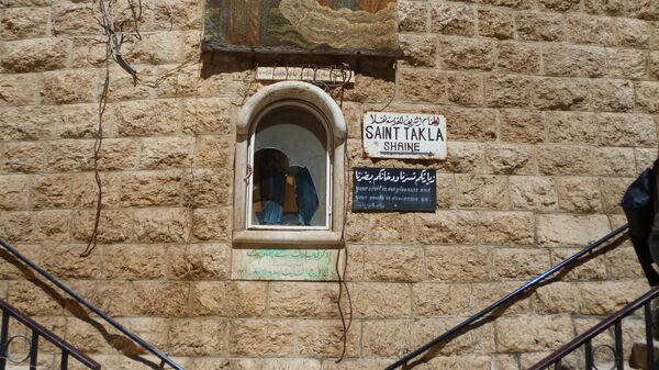 المقام الشريف للقديسةتقلا - سبوتنيك عربي