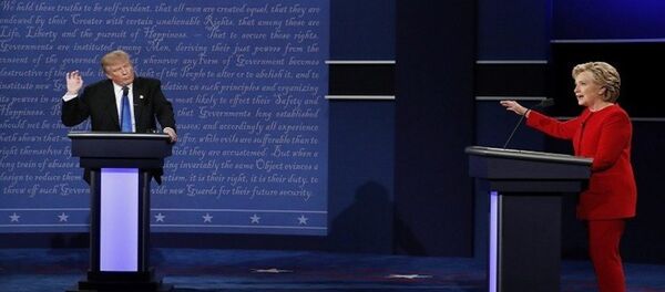 كلينتون وترامب مناظرة - سبوتنيك عربي