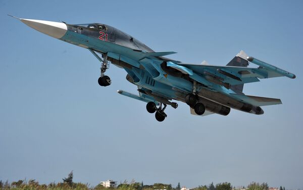 مقاتلة سو-34 فى سوريا - سبوتنيك عربي