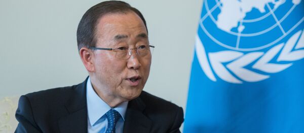 الأمين العام للأمم المتحدة بان كي مون - سبوتنيك عربي