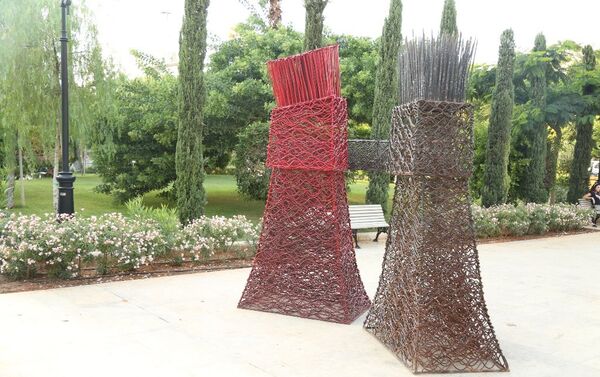 حديقة تتحول إلى معرض فني في بيروت - سبوتنيك عربي