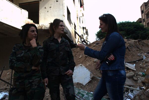 النساء السوريات على جبهات القتال - سبوتنيك عربي