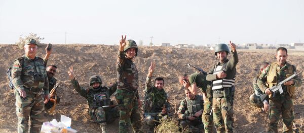 قوات البيشمركة أثناء عملية تحرير الموصل - سبوتنيك عربي