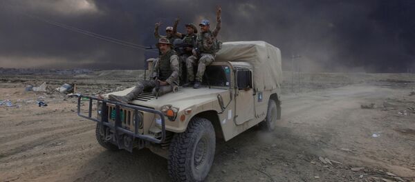 عملية عسكرية لقوات الجيش العراقي في منطقة القيارة في العراق - سبوتنيك عربي