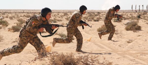 مناورات مكافحة الإرهاب حماه الصداقة-2016 - سبوتنيك عربي