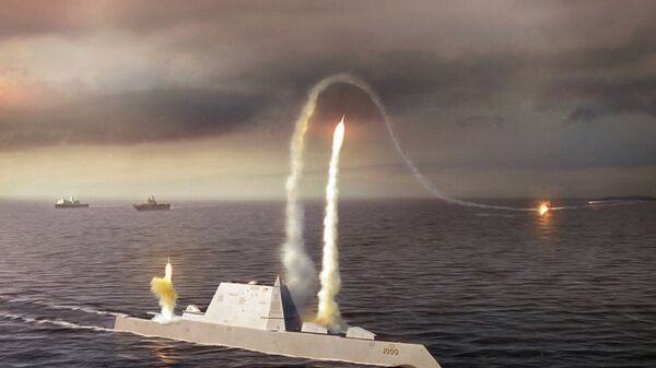 المدمرة الأمريكية سي جي (إكس) - سبوتنيك عربي