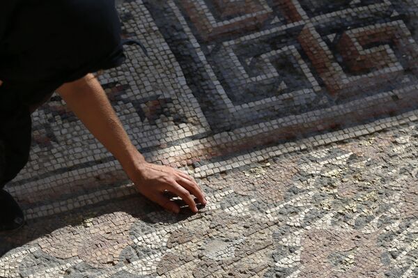  فلسطين تكشف عن أكبر لوحة فسيفساء في العالم - سبوتنيك عربي