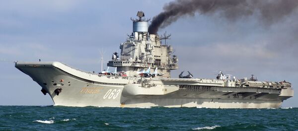 حاملة الطائرات الروسية الأدميرال كوزنيتسوف حاملة الطائرات الروسية الأدميرال كوزنيتسوف - سبوتنيك عربي