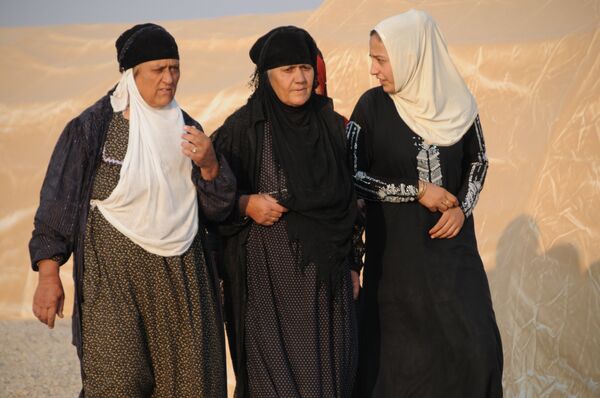 النساء الهاربات من الموصل النساء الهاربات من الموصل - سبوتنيك عربي