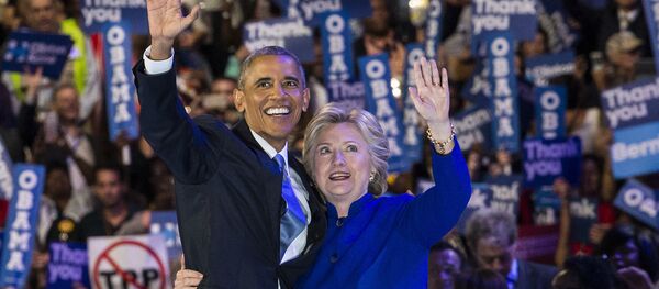 هيلاري كلينتون وباراك أوباما - سبوتنيك عربي