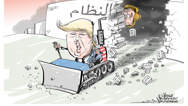 دونالد ترامب يهدم جدار النظام الأسبق - سبوتنيك عربي