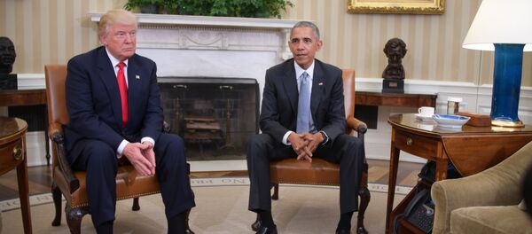 الرئيس المنتخب دونالد ترامب والرئيس الحالي باراك أوباما - سبوتنيك عربي