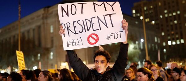 احتجاجات مناهضة لترامب - سبوتنيك عربي