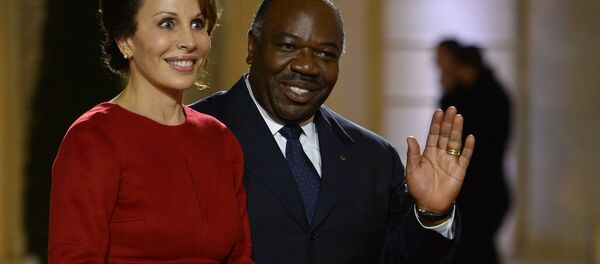 السيدة الأولى سيلفيا بونغو أونديمبا ورئيس الغابون علي بونغو أونديمبا، 2013 - سبوتنيك عربي
