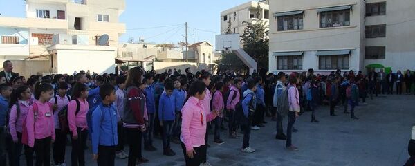 صقيع الشتاء  في المدارس السورية - سبوتنيك عربي