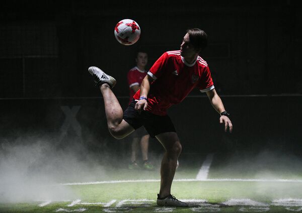 عرض الزي الجديد لفريق كرة القدم الروسي لبطولة كأس روسيا الاتحادية لعام 2017 - سبوتنيك عربي