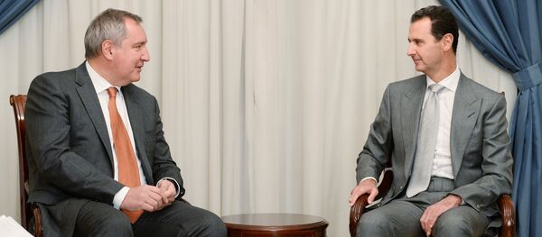 روغوزين و الأسد - سبوتنيك عربي