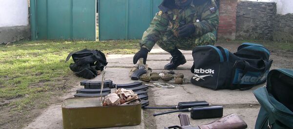 Оружие и боеприпасы обнаружены в Хасавюртовском районе Дагестана - سبوتنيك عربي