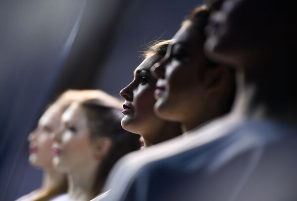 المشاركات في نهائي مسابقة أجمل عارضة أزياء في روسيا 2016 في فندق Korston Club Hotel في موسكو. - سبوتنيك عربي