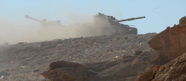 موقع الجيش السوري قرب مدينة تدمر - سبوتنيك عربي