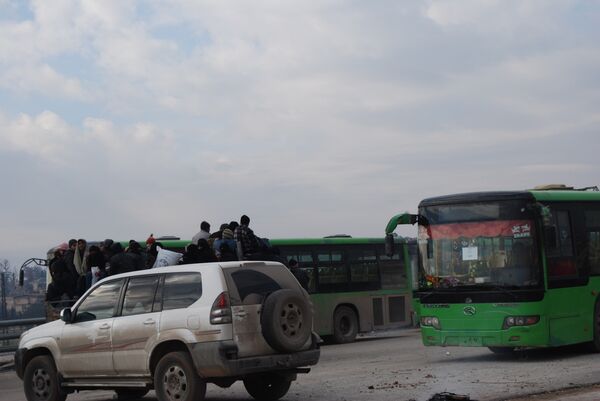 تعليق عملية إجلاء المسلحين من الأحياء الشرقية لحلب - سبوتنيك عربي