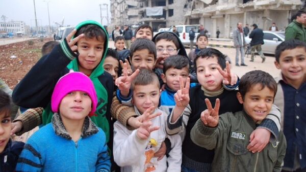 أطفال حلب - سبوتنيك عربي