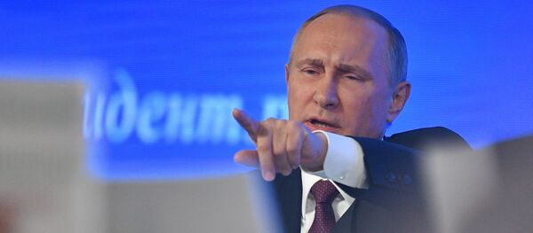 المؤتمر الصحفي السنوي للرئيس بوتين 2016 - سبوتنيك عربي