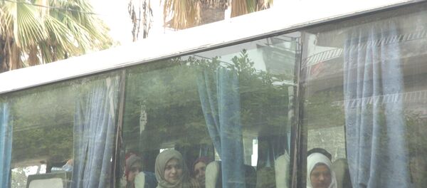 المشردين في بلدتي كفريا والفوعة - سبوتنيك عربي