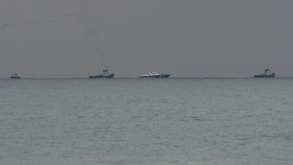 مكان سقوط الطائرة المنكوبة تو-154 في البحر الأسود، سوتشي - سبوتنيك عربي